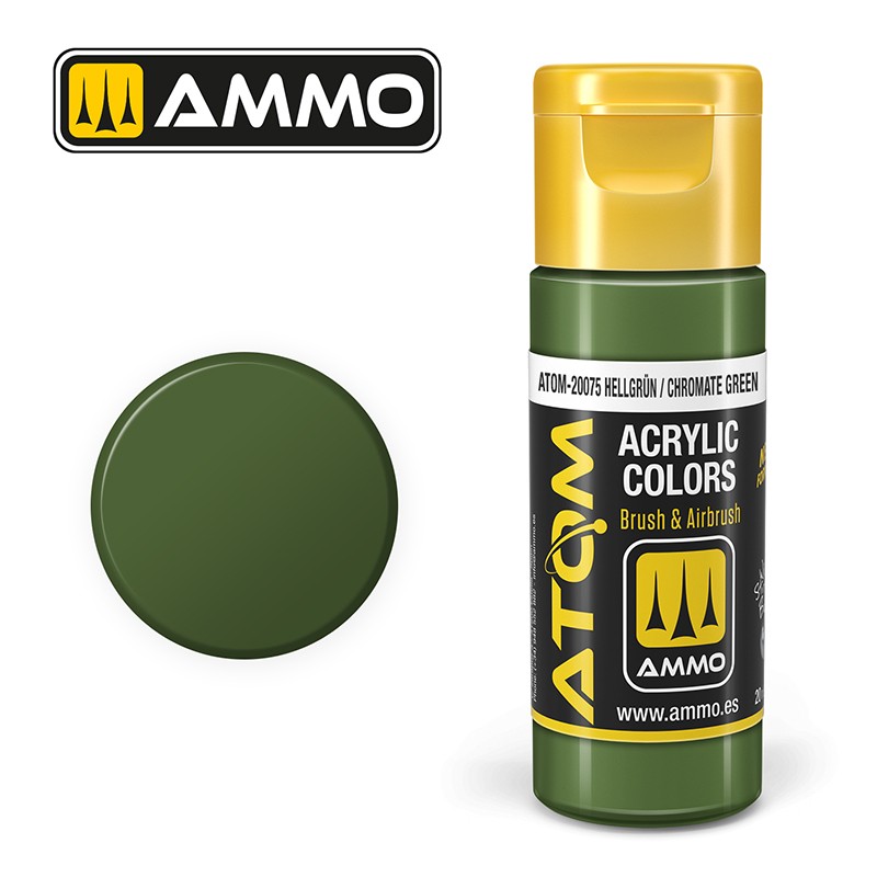 [ MIG20075 ] ATOM COLOR Hellgrün / Chromate Green 20ml