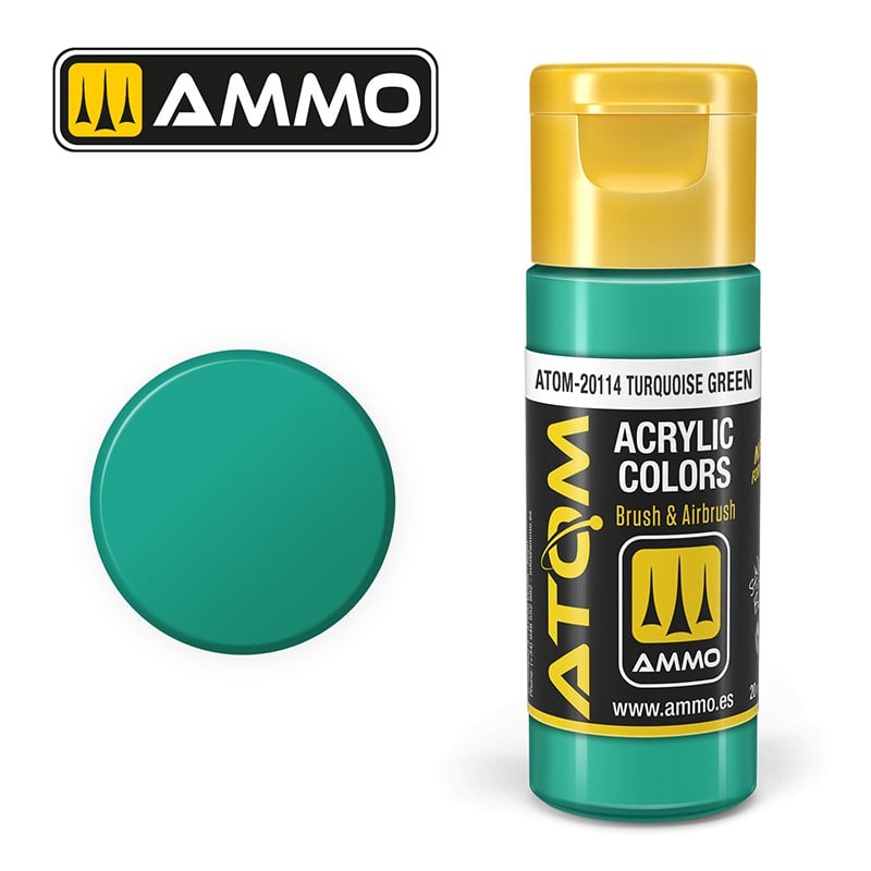 [ MIG20114 ] ATOM COLOR Turquoise Green 20ml