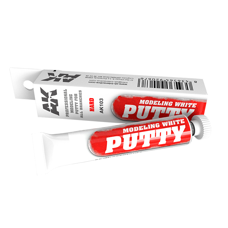 [ AK103 ] Ak-interactive modeling white putty Hard 20ml