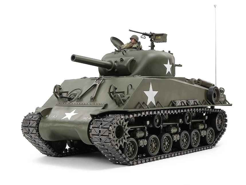[ T56048 ] Tamiya M4 Sherman 105mm howitzer  1/16 (mechanical steering system)