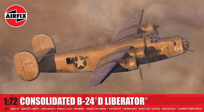 [ AIRA09011 ] Airfix Consolidated B-24 D Liberator 1/72