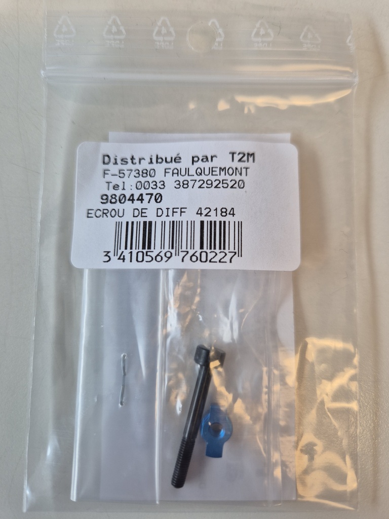 [ T9804470 ] Tamiya Egress/Avante/Black/M08R/TRF417 Diff Nut & Screw
