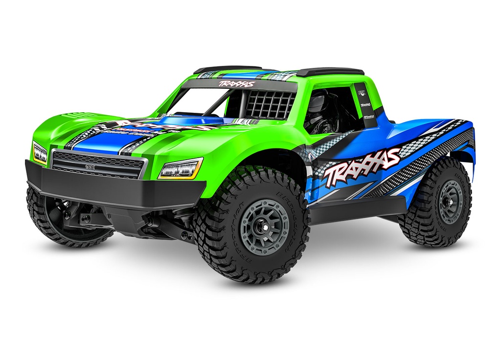 [ TRX-108164-1GRN ] Traxxas Mini slash BL-2s Green incl battery & USB charger - trx108164-1grn