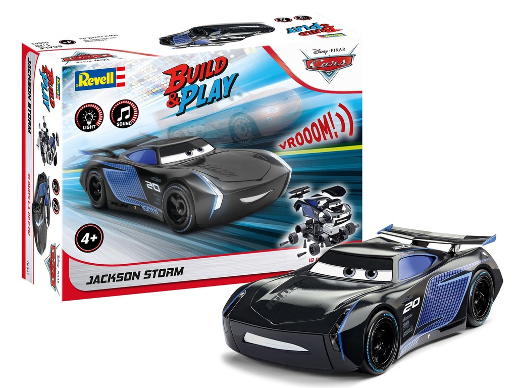[ RE06563 ] Revell Jackson Storm Disney-Cars (Light & Sound) Revell bouwpakket