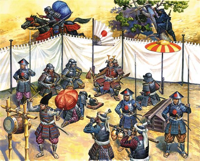 [ ZVE8029 ] Zvezda Samurai Army Headquarters 1/72
