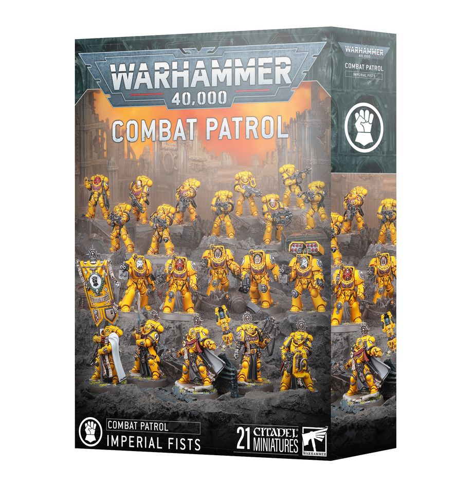 [ GW73-557 ] COMBAT PATROL: IMPERIAL FISTS (Leverbaar vanaf 20/9)