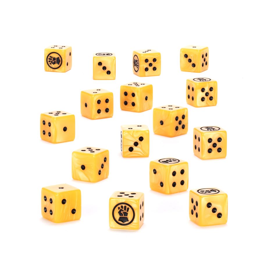 [ GW55-64 ] IMPERIAL FISTS DICE (Leverbaar vanaf 20/9)