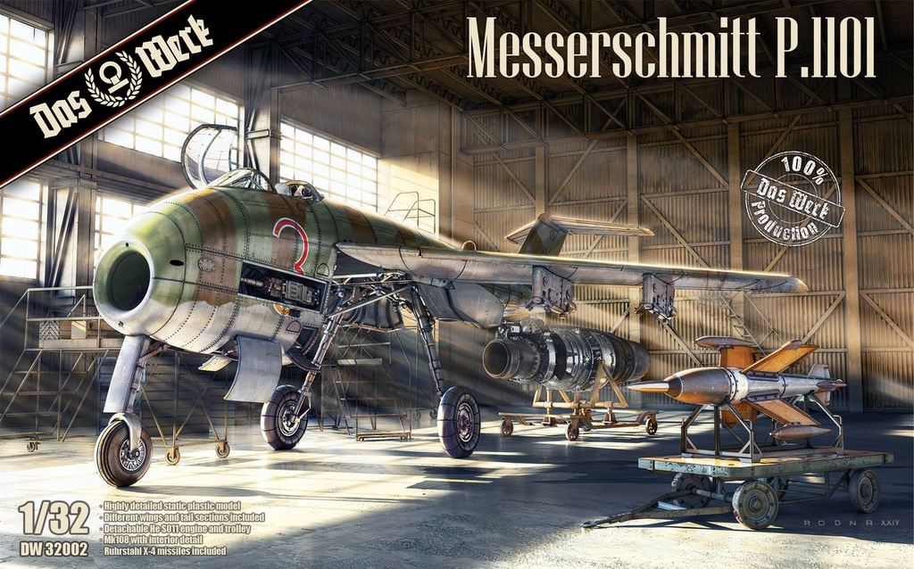 [ DW32002 ] Das Werk Messerschmitt P.1101 1/32
