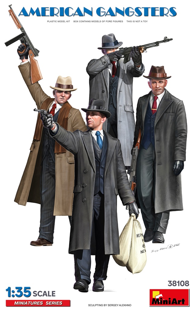 [ MINIART38108 ] Miniart American Gangster 1/35