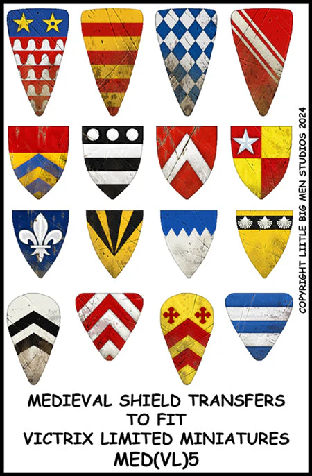 [ VICTRIXMED(VL)5 ] Victrix Medieval Shield Transfers 5