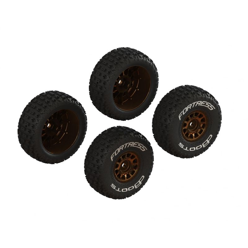 [ ARA-2024 ] dBoots 'FORTRESS' Tire Set Glued (Bronze) 2Pairs