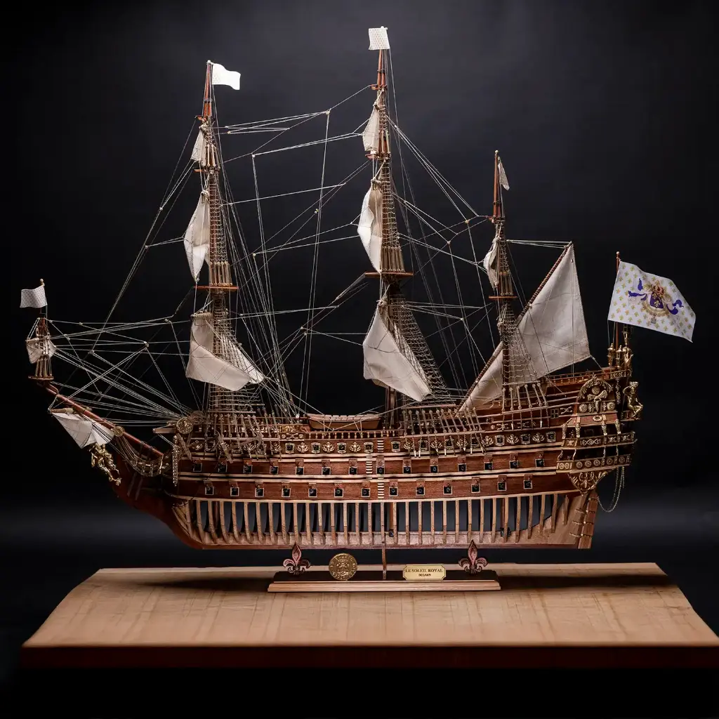 [ OCCREPR002 ] Soleil Royal  model ship limited edition  1/70 (met gratis beplanking en verfset)