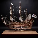 [ OCCREPR002 ] Soleil Royal  model ship limited edition  1/70 (met gratis beplanking en verfset)