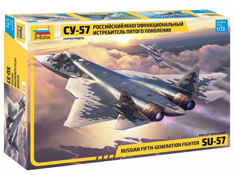[ ZVE7319 ] Zvezda RUSSIAN 5TH GENERATION FIGHTER SU-57 1/72
