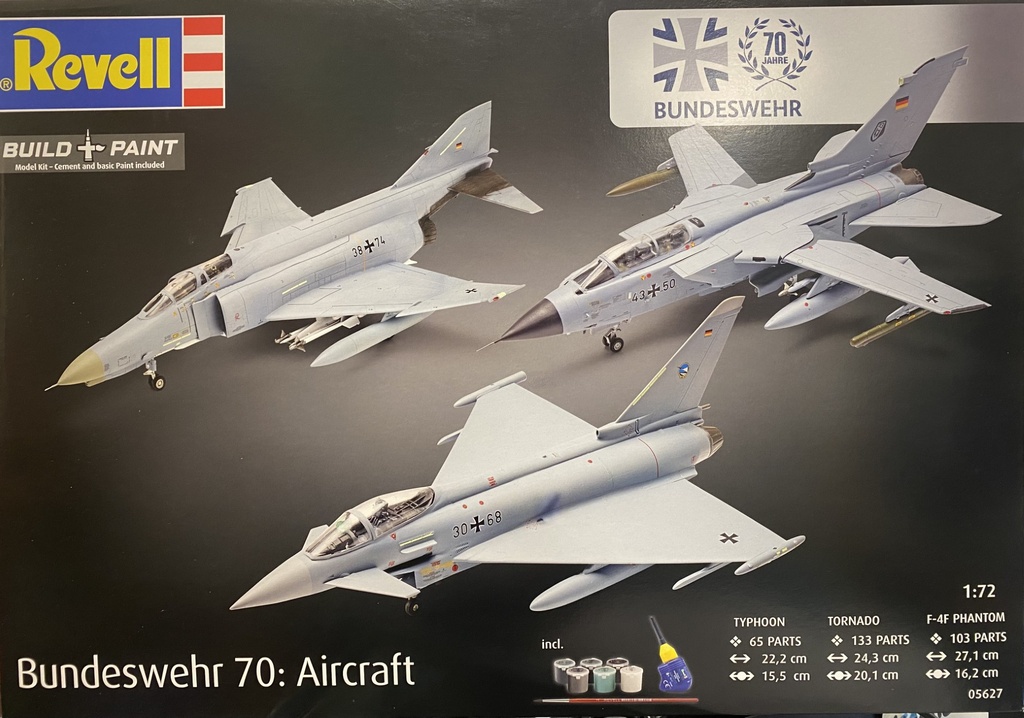 [ RE05627 ] Revell Bundeswehr 70: Aircraft 1/72
