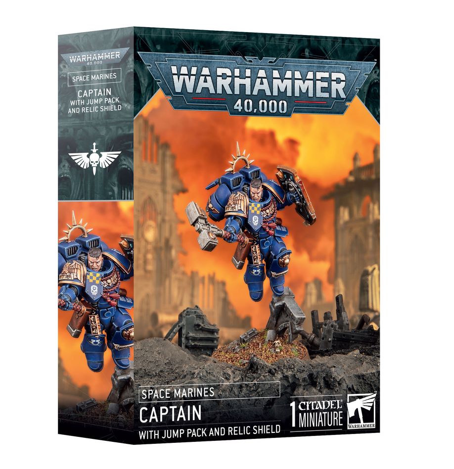 [ GW48-102 ] CAPTAIN WITH JUMP PACK AND RELIC SHIELD (Leverbaar vanaf 25/10)