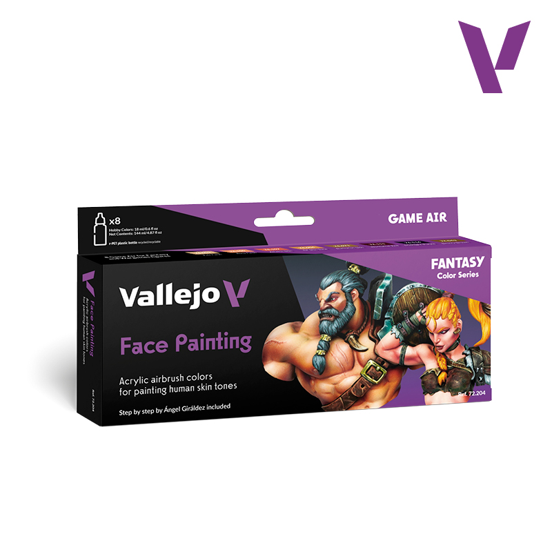 [ VAL72204 ] Vallejo Face painting  Fantasy color series 