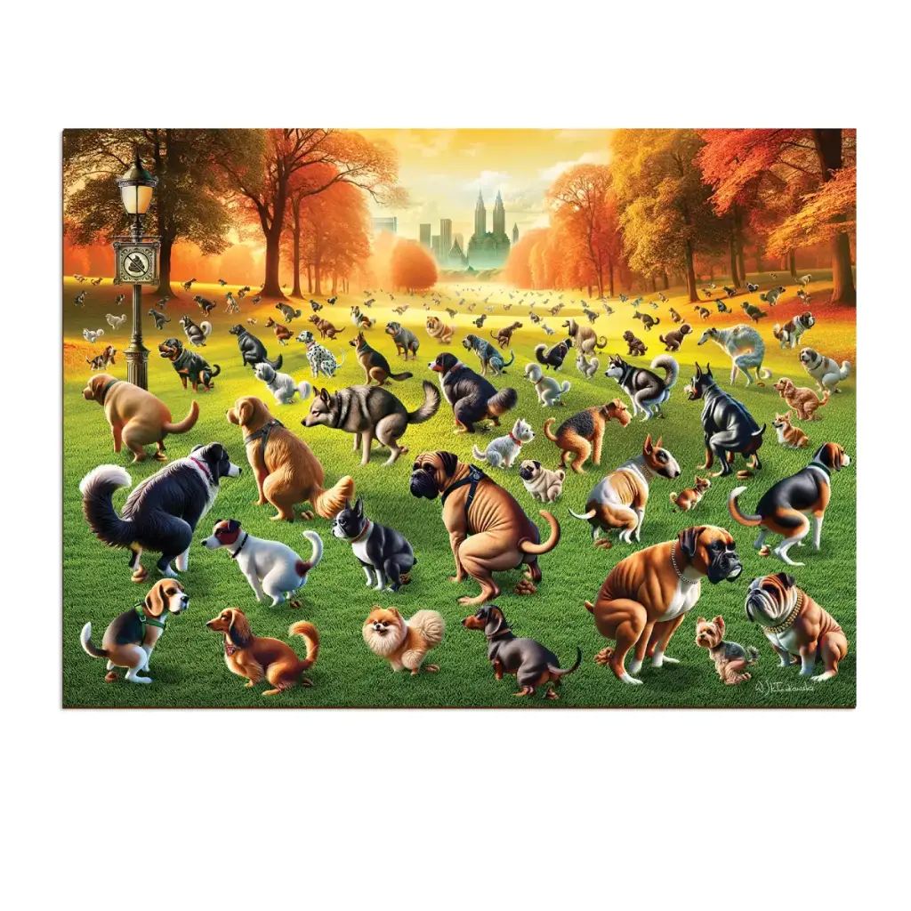 [ WC0817-XL ] Wooden city Puppies poopies 1010 stukjes (houten legpuzzel)