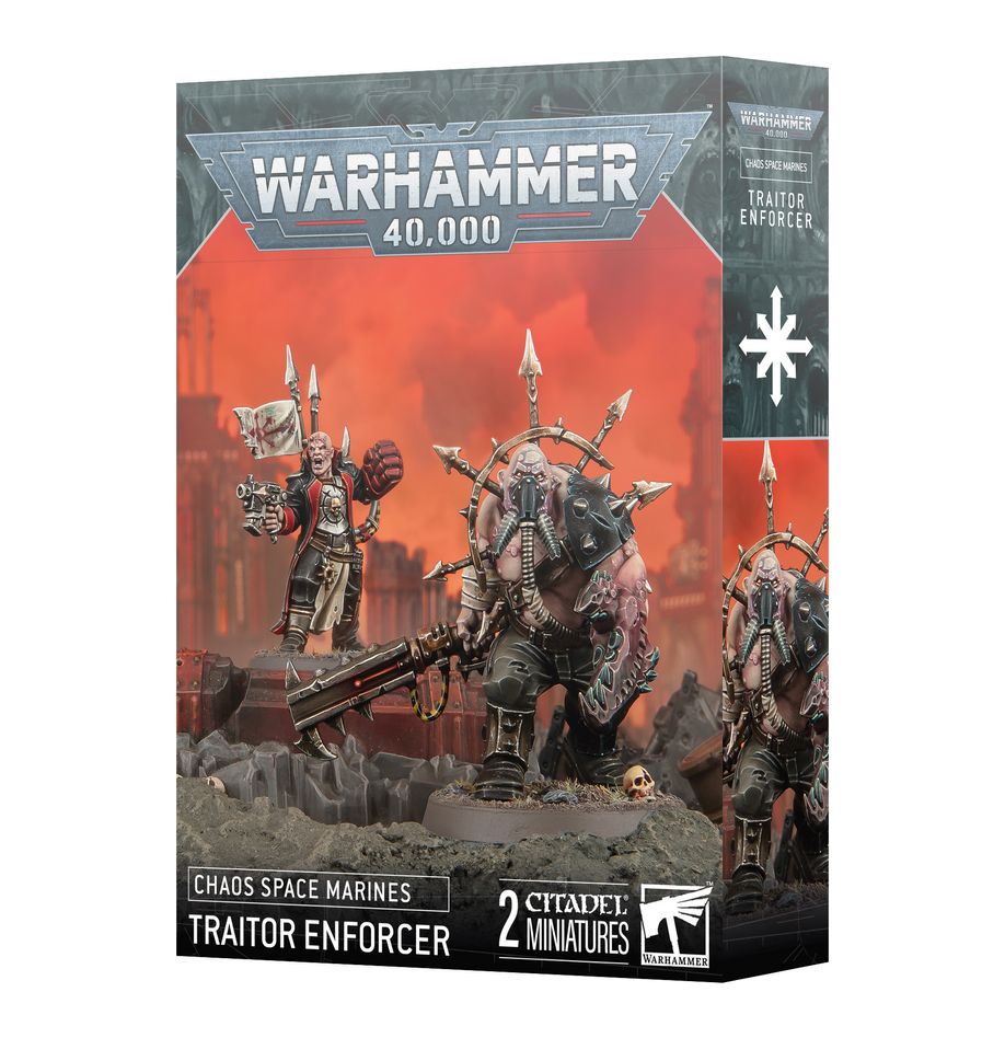 [ GW43-106 ] CHAOS SPACE MARINES: TRAITOR ENFORCER (Leverbaar vanaf 8/11)