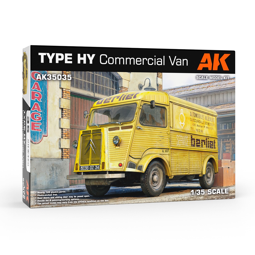 [ AK35035 ] Ak-interactive TYPE HY COMMERCIAL VAN 1/35