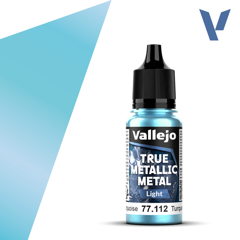 [ VAL77112 ] True Metallic Metal Hydra Turquoise 18ml.