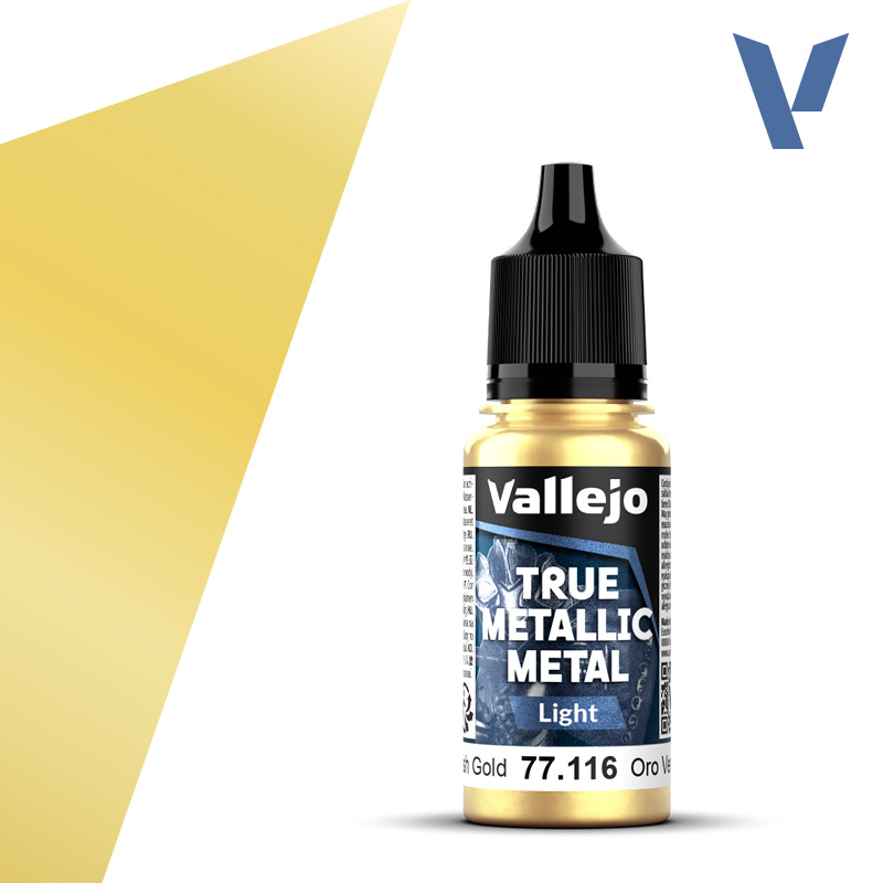 [ VAL77116 ] True Metallic Metal Greenish Gold 18ml.