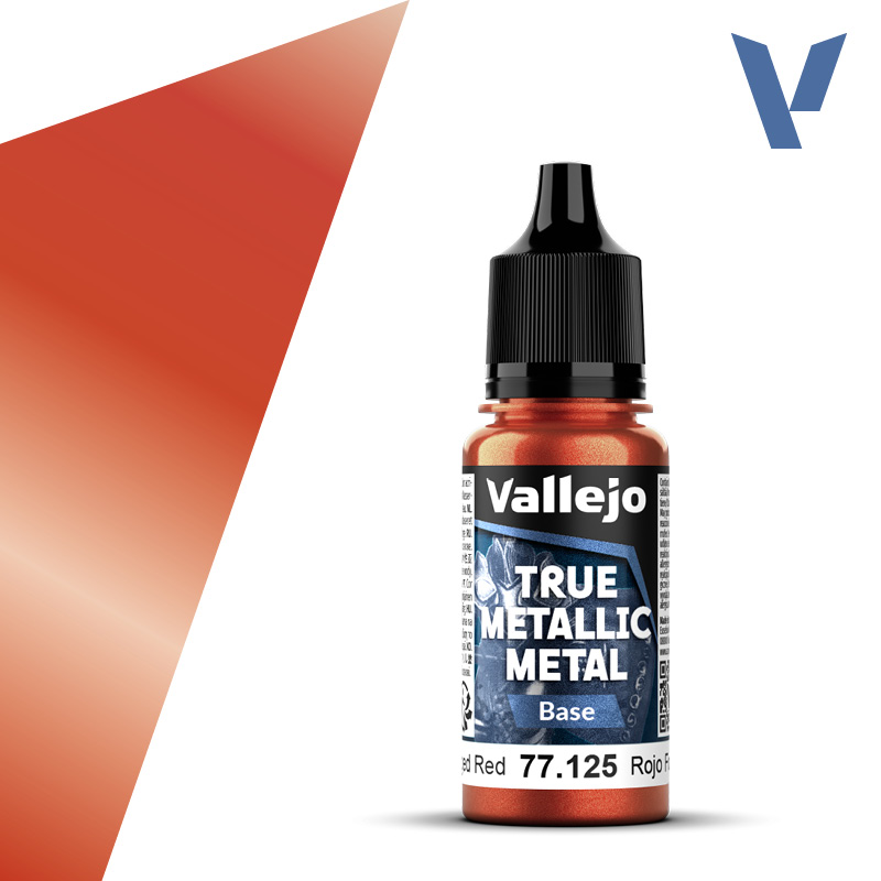 [ VAL77125 ] Vallejo True Metallic Metal Forged Red 18ml.