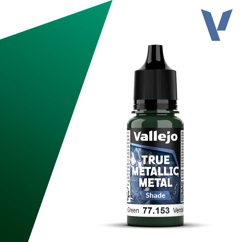 [ VAL77153 ] True Metallic Metal Beetle Green 18ml.