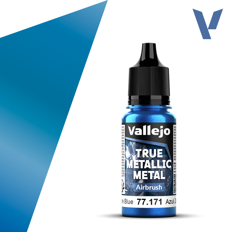 [ VAL77171 ] True Metallic Metal Sapphire Blue 18ml.