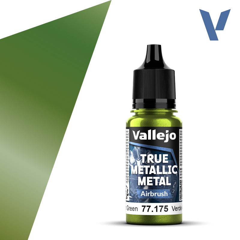 [ VAL77175 ] Vallejo True Metallic Metal Amber Green 18ml.