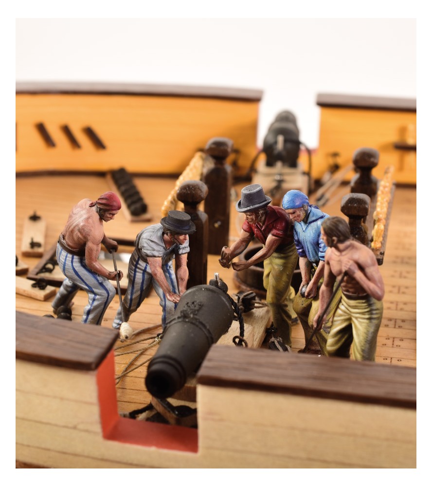 [ AL22906F ] Artesania Latina Age Of Sail Gunmen 1700-1815 1/48