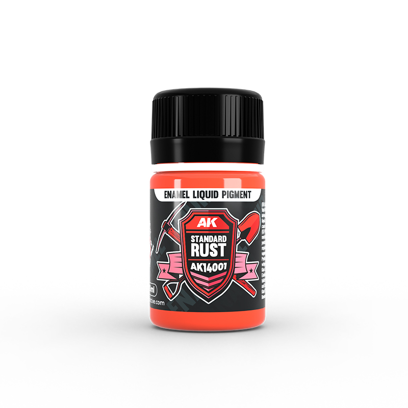 [ AK14001 ] Ak-Interactive Standard Rust - Liquid Pigment 35ml