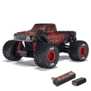 [ ARA2137T1 ] 1/16 QUAKE GROM 4X4 RTR Brushed Monster Truck Red