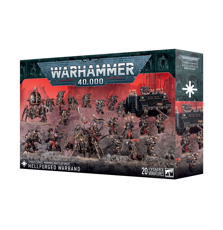 [ GW71-43 ] CHAOS SPACE MARINES BATTLEFORCE: HELLFORGED WARBAND