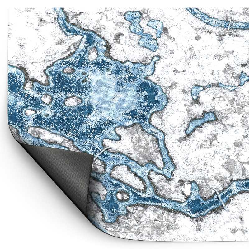 [ GSW6352 ] Green stuff world Neoprene Wargame Mat 44x60" (152,5x112cm) Blizzard Hollows