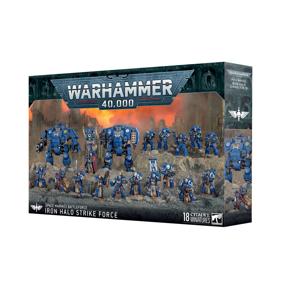 [ GW71-48 ] SPACE MARINES BATTLEFORCE: IRON HALO STRIKE FORCE (Leverbaar vanaf 28/11)