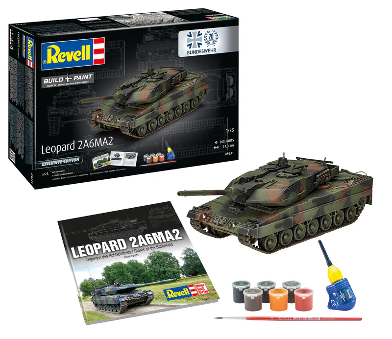 [ RE05631 ] Revell 70 Jahre Bundeswehr: Leopard 2A6MA2 "Exclusive Edition" 1/35