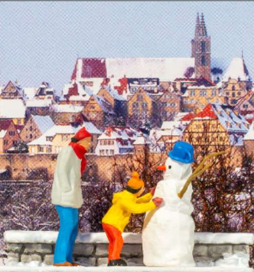 [ PRE99603 ] Preiser sneeuwman 1/87  schaal HO