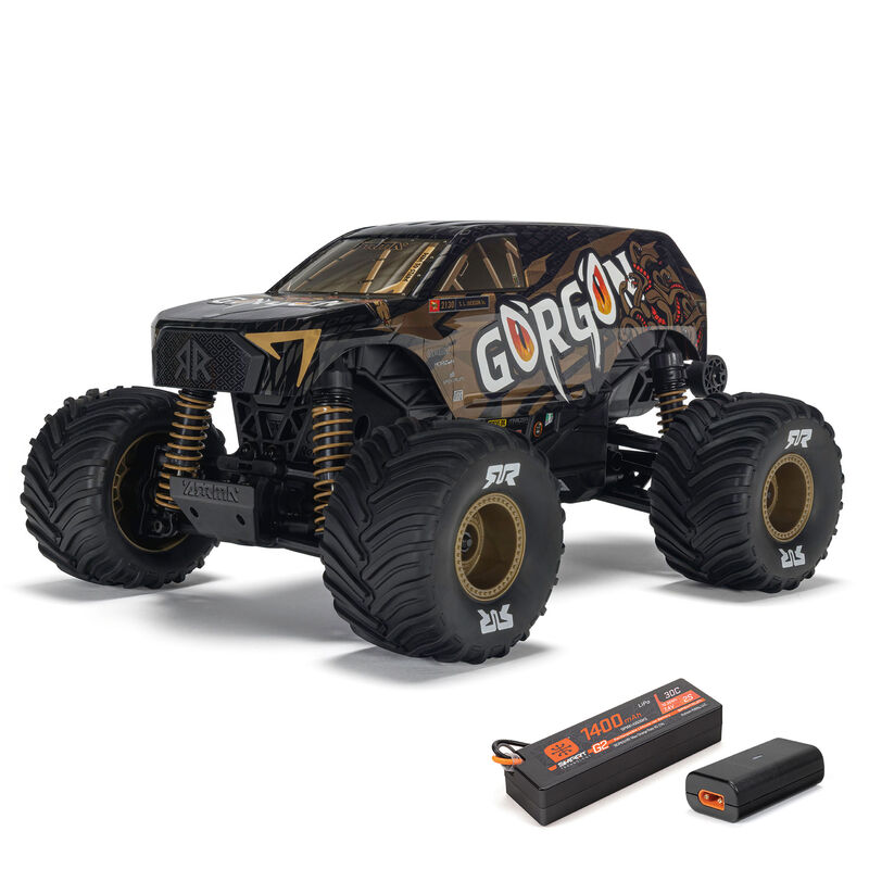 [ ARA2130T3 ] GORGON GROM 4X4 RTR Brushed - Battery & Charger included