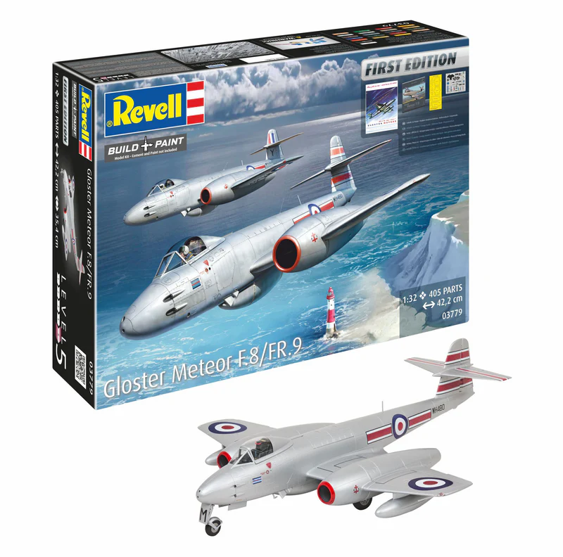[ RE03779 ] Revell Gloster Meteor F.8/FR.9 - First Edition 1/32