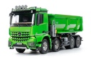 [ T47523 ] Tamiya mercedes benz Arocs 4151  8x4 tipper truck   painted candy green 