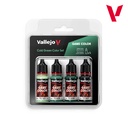[ VAL72383 ]  Vallejo game color cold green color set  18ml 4st 