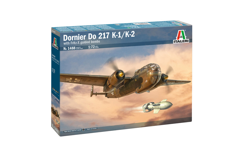 [ ITA-1488 ] Italeri Dornier Do 217 K-1/K-2 1/72