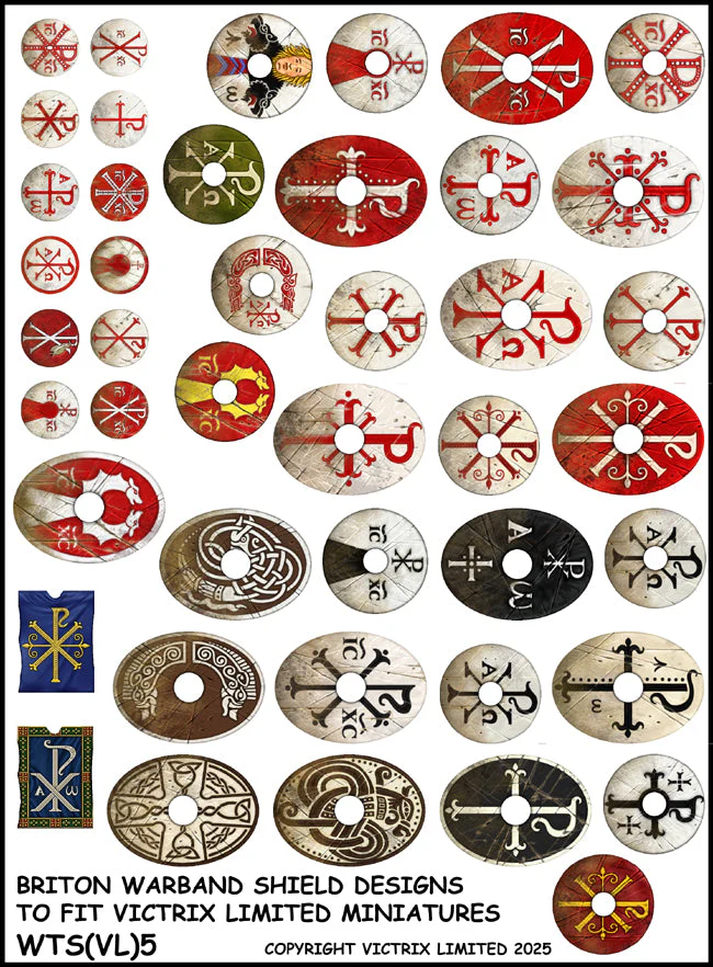 [ VICTRIXWTS(VL)5 ] Victrix Briton Warband Banner Sheet