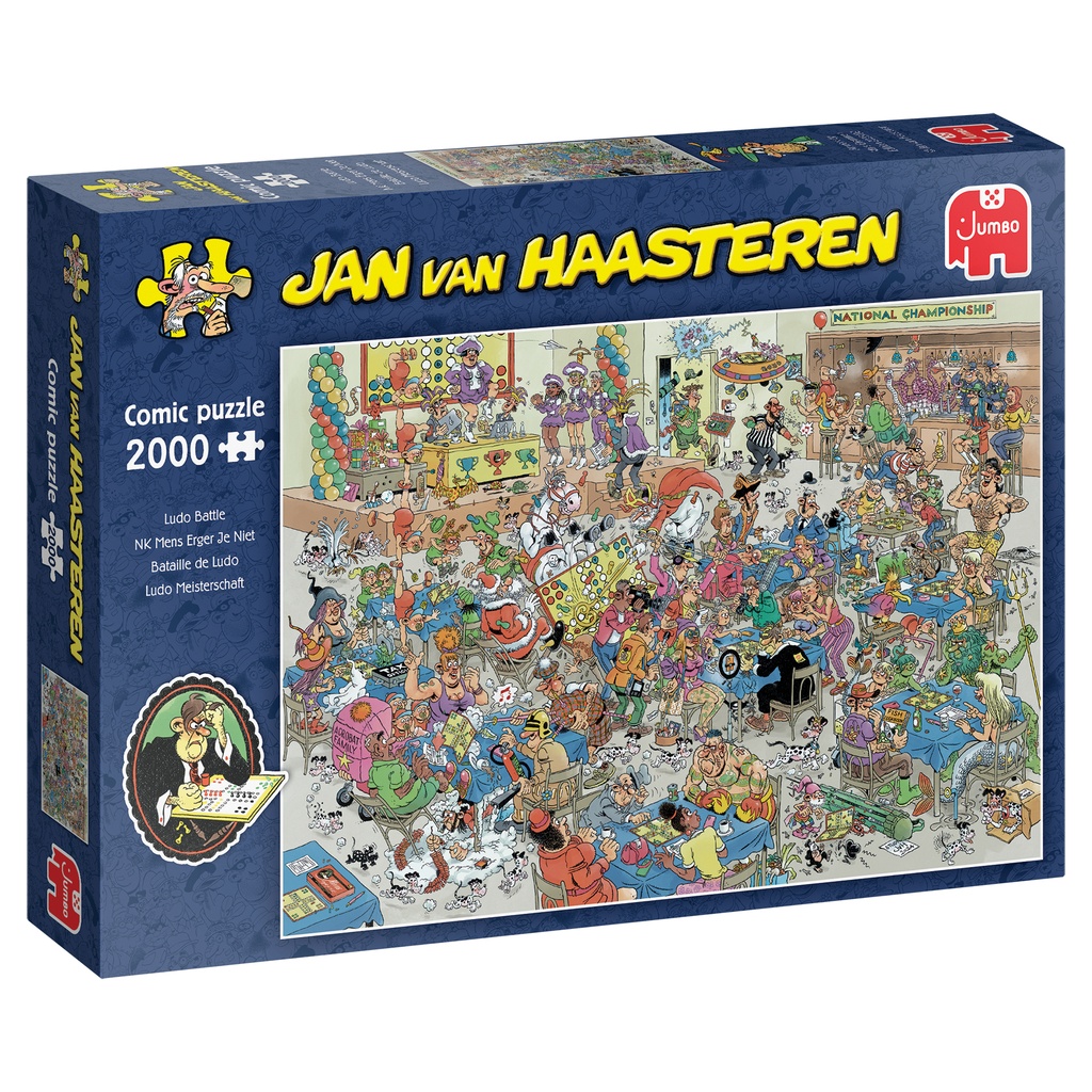 [ JUMBO00523 ] Jumbo Jan Van Haasteren - NK Mens Erger Je Niet - 2000 stukjes