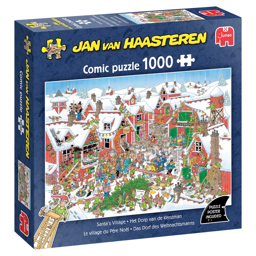 [ JUMBO00613 ] Jumbo Jan Van Haasteren - Het Dorp van den Kerstman - 1000 stukjes