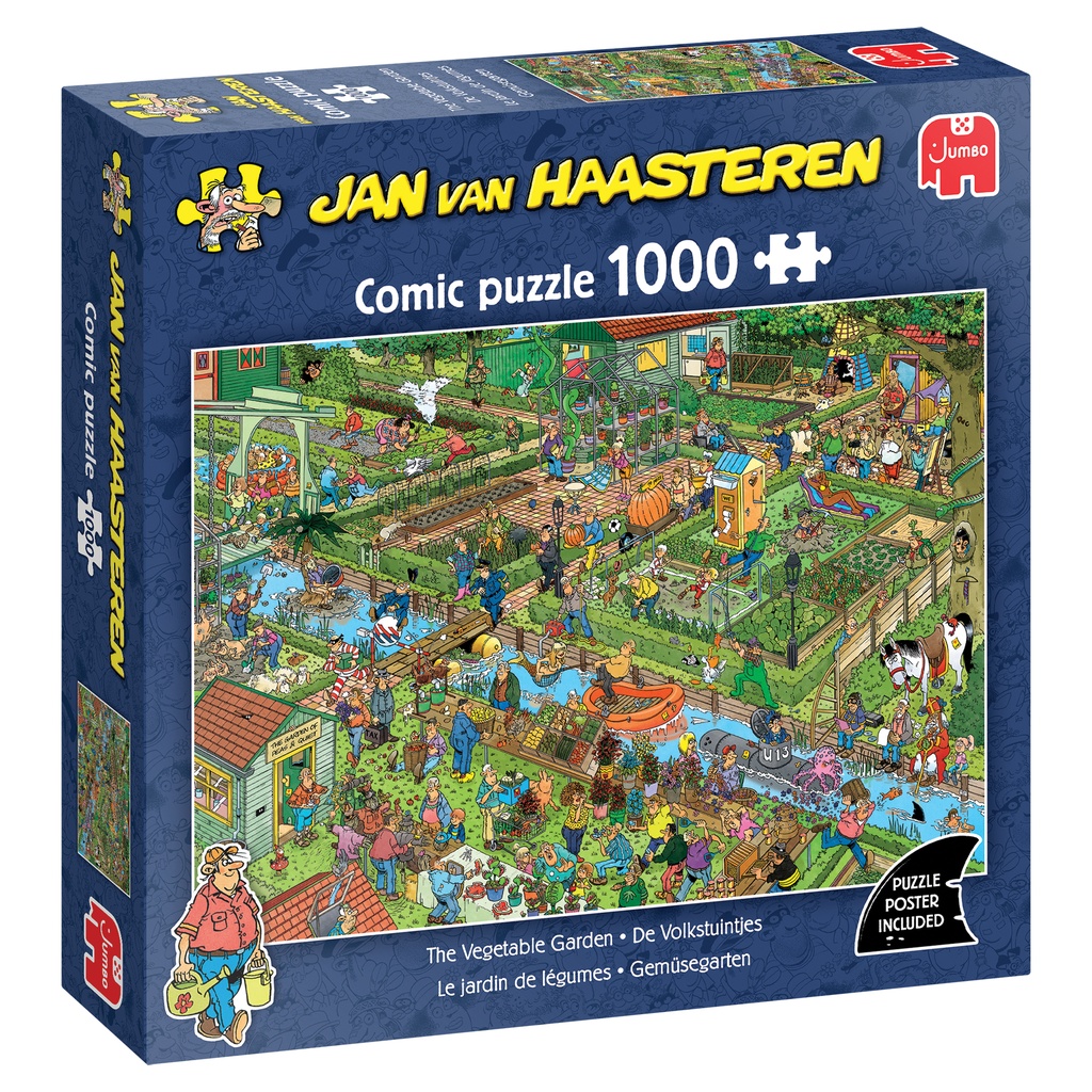 [ JUMBO00600 ] Jumbo Jan Van Haasteren - De Volkstuintjes - 1000 stukjes 