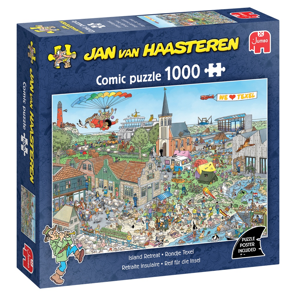 [ JUMBO00606 ] Jumbo Jan Van Haasteren - Rondje Texel - 1000 stukjes