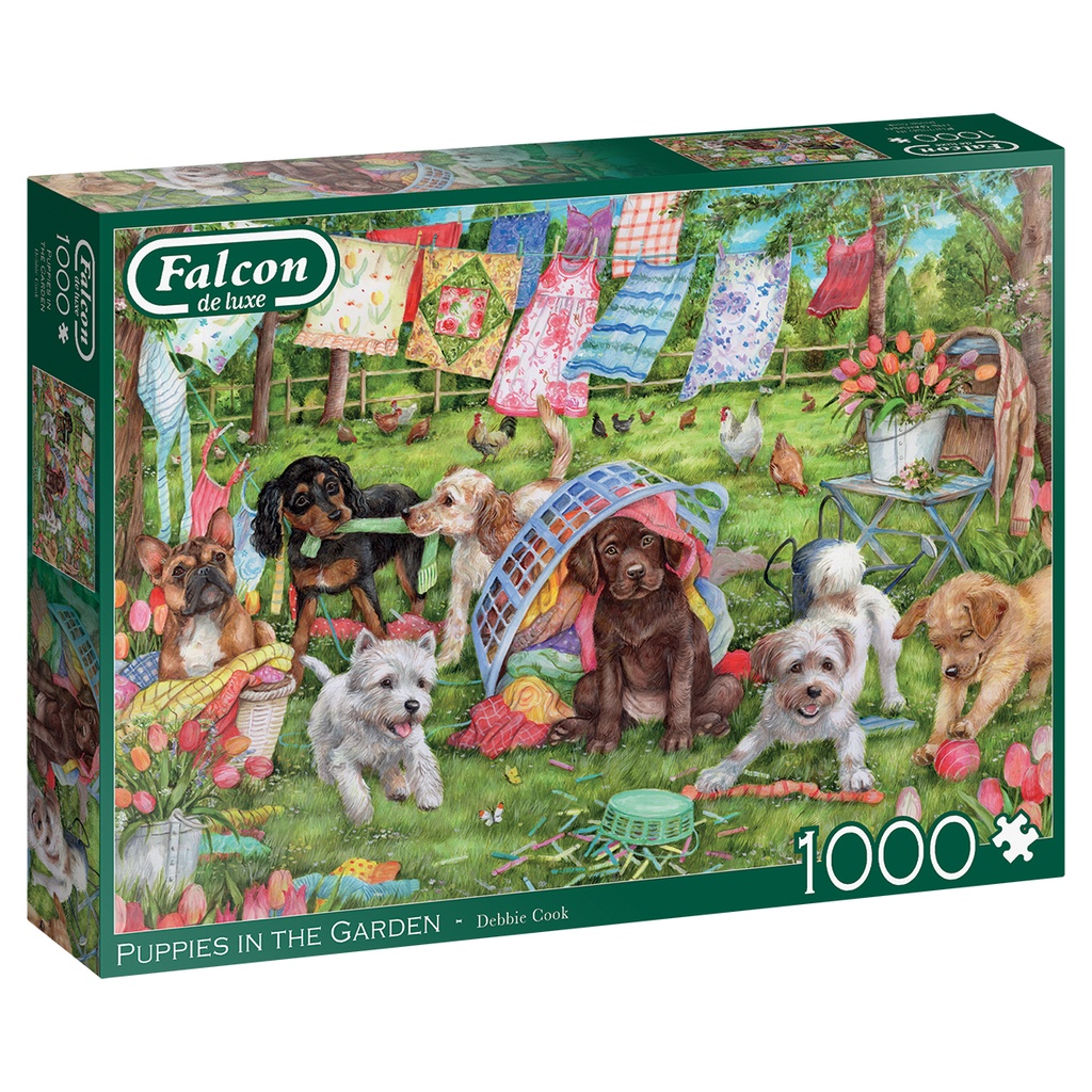 [ JUMBO11390 ] Jumbo Falcon - Puppies in de tuin - 1000 stukjes