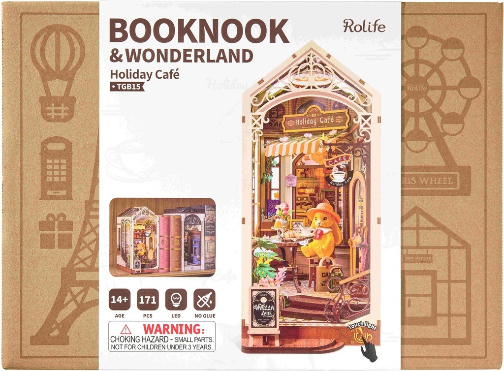[ ROLIFETGB15 ] Rolife Book Nook & Wonderland Holiday Café 